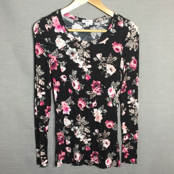 Ardene floral print long sleeve tee shirt